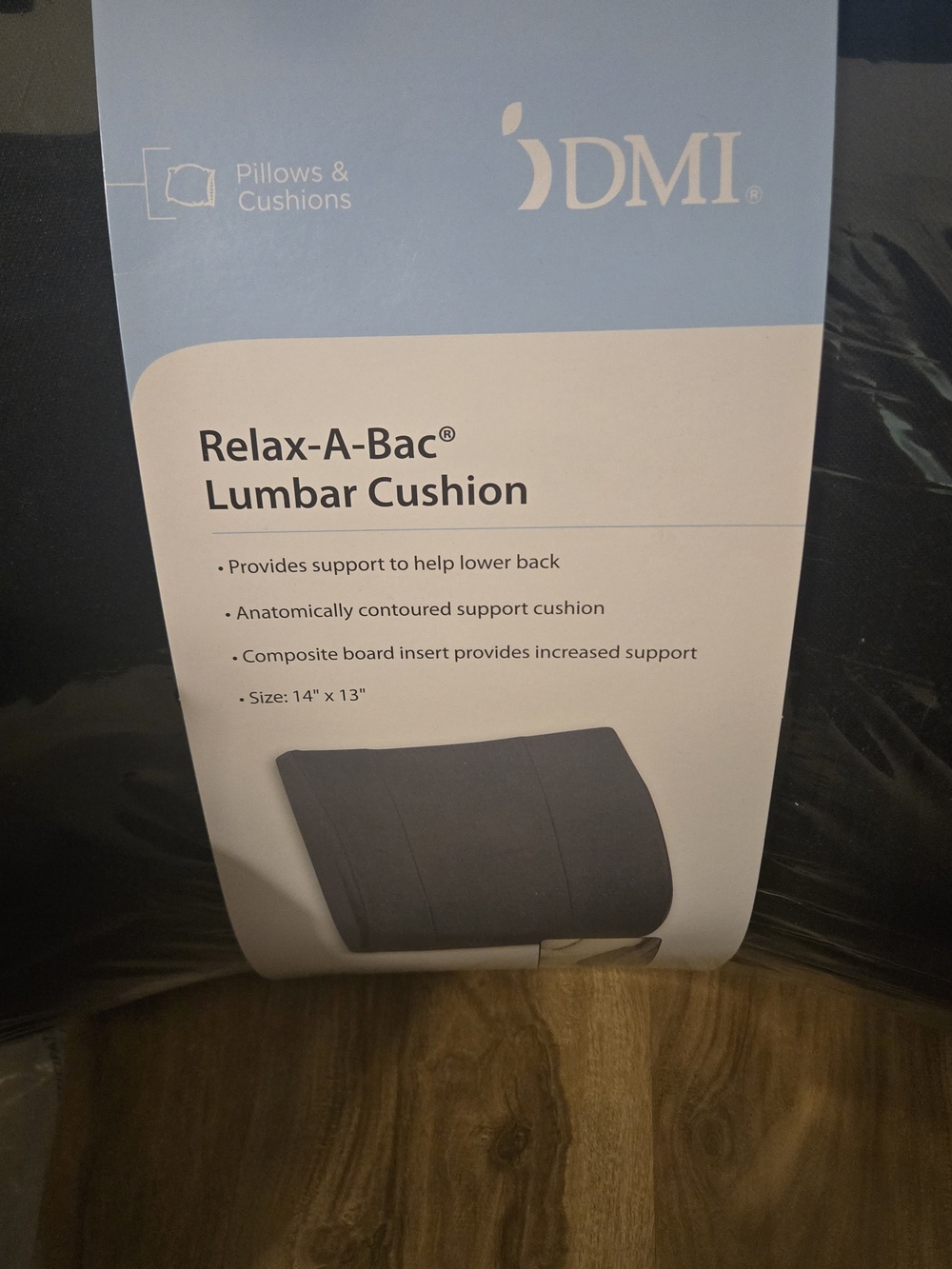 Mi Relax-A-Bac Lumbar Cushion - Black